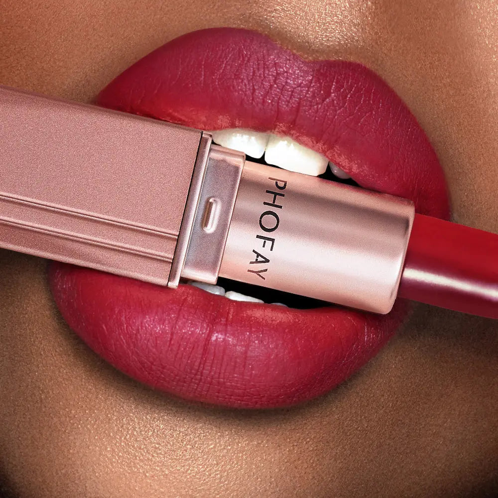 PHOFAY Matte Lipstick BlushBea_Mali