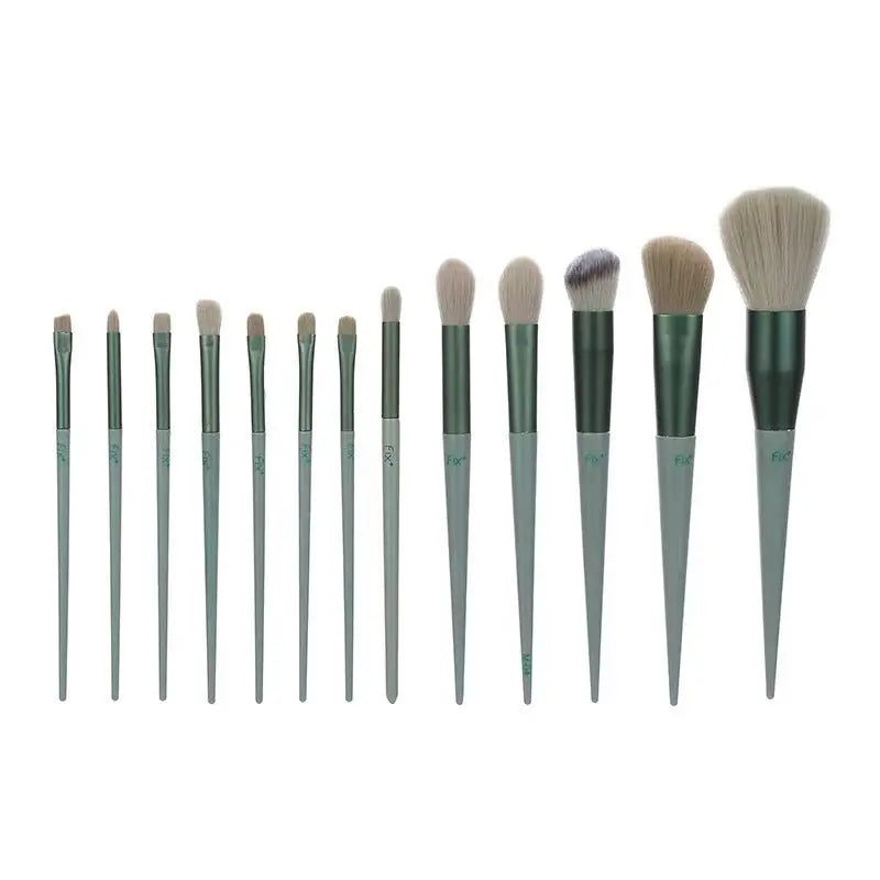 13Pcs Makeup Brush Set Make Up Concealer Brush Blush Powder Brush Eye Shadow Highlighter Foundation Brush Cosmetic Beauty Tools BlushBea_Mali