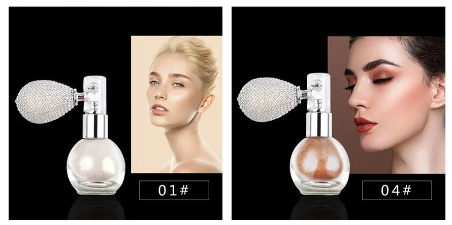 Spray Brightening Glitter Powder Body Powder Highlighter - BlushBea-Mali