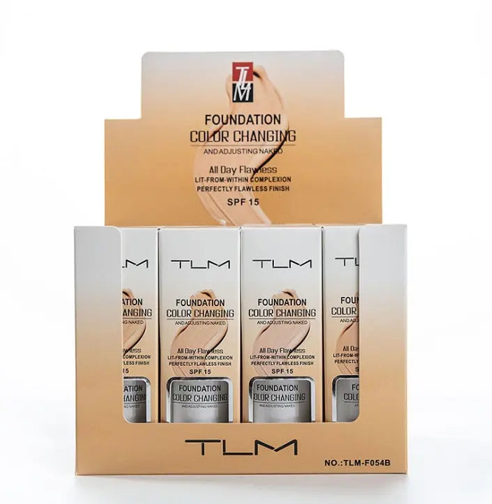 Temperature Liquid Foundation Concealer Portable Natural Color Makeup Foundation BB Concealer BlushBea_Mali