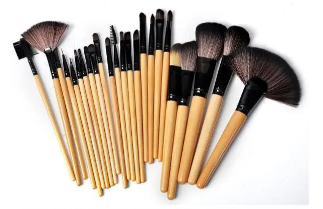 Gift Bag Of 24 Pcs Makeup Brush Sets Professional Cosmetics Brushes Eyebrow Powder Foundation Shadows Pinceaux Make Up Tools - BlushBea-Mali