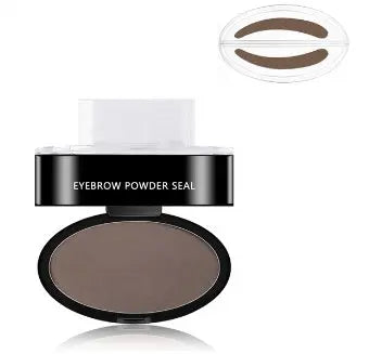 Eyebrow Powder Stamp Tint Stencil Kit Cosmetics Professional Makeup Waterproof Eye Brow Stamp Lift Eyebrow Enhancers Stencil Kit - BlushBea-Mali