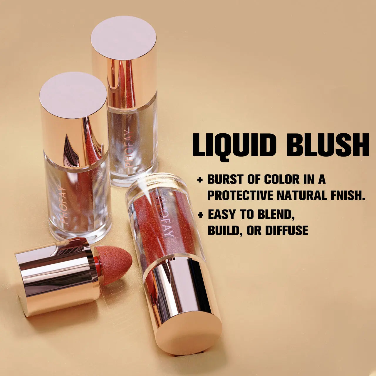 PHOFAY Mousse Liquid Blush - BlushBea-Mali