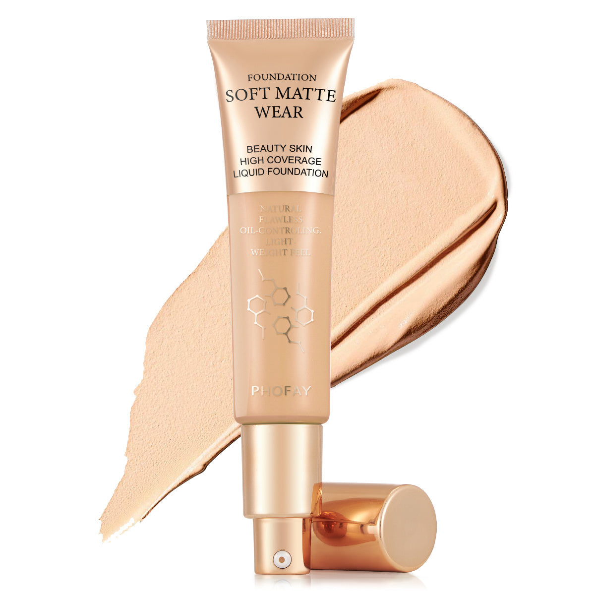 PHOFAY Full Coverage Foundation BlushBea_Mali