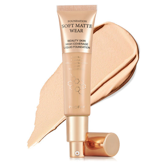 PHOFAY Full Coverage Foundation BlushBea_Mali