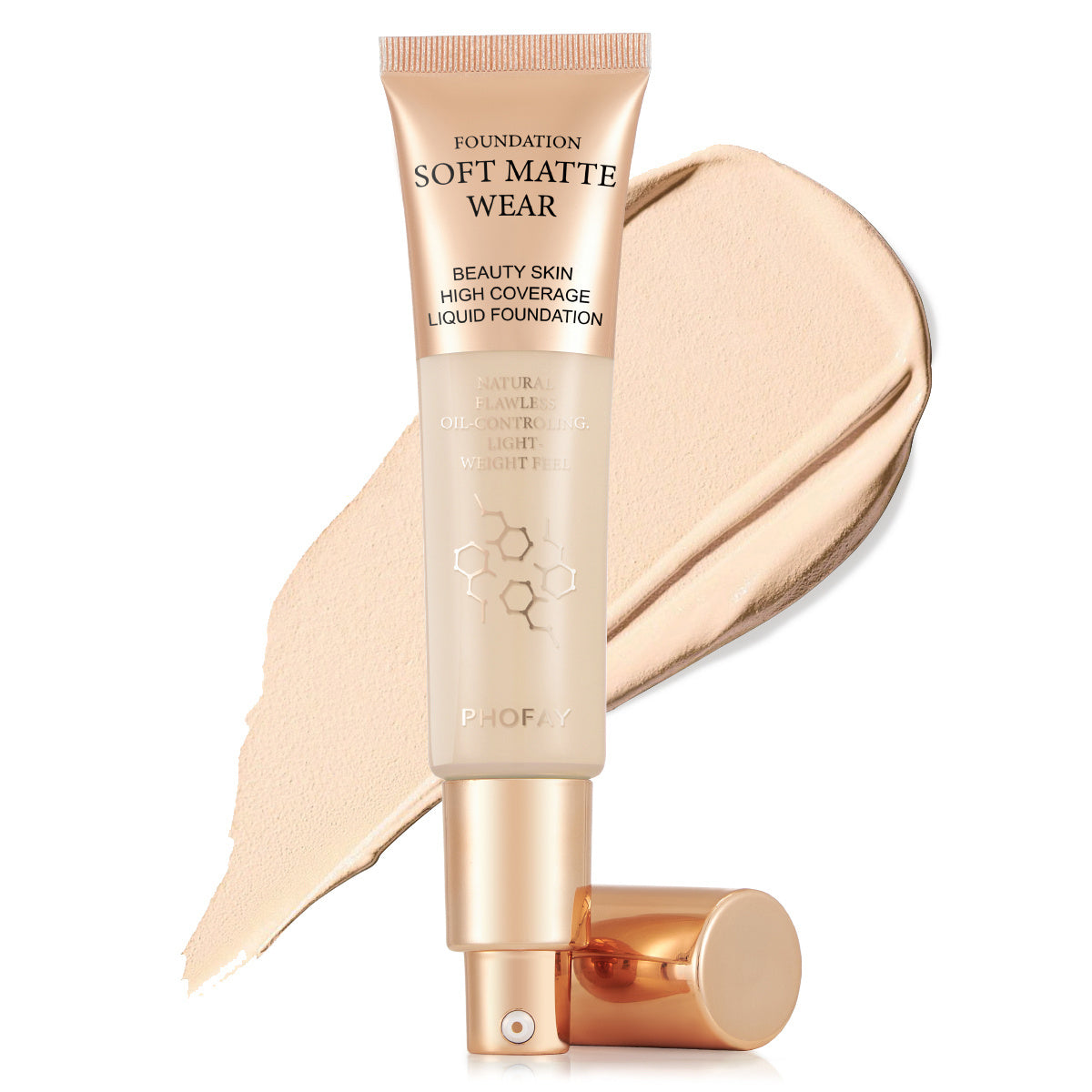 PHOFAY Full Coverage Foundation BlushBea_Mali