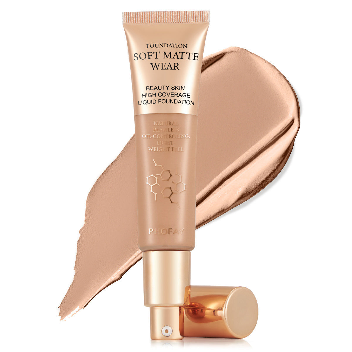 PHOFAY Full Coverage Foundation BlushBea_Mali