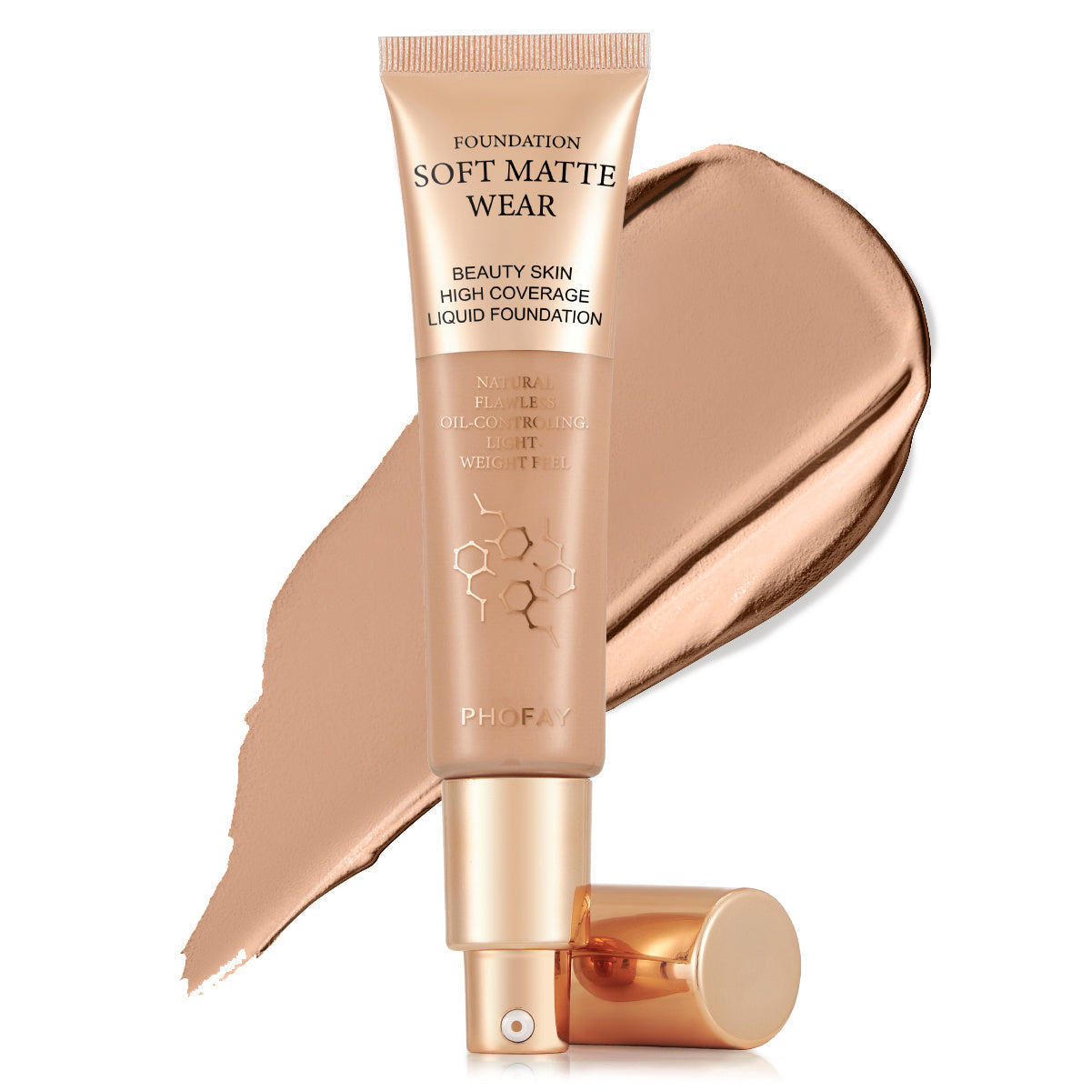 PHOFAY Full Coverage Foundation BlushBea_Mali