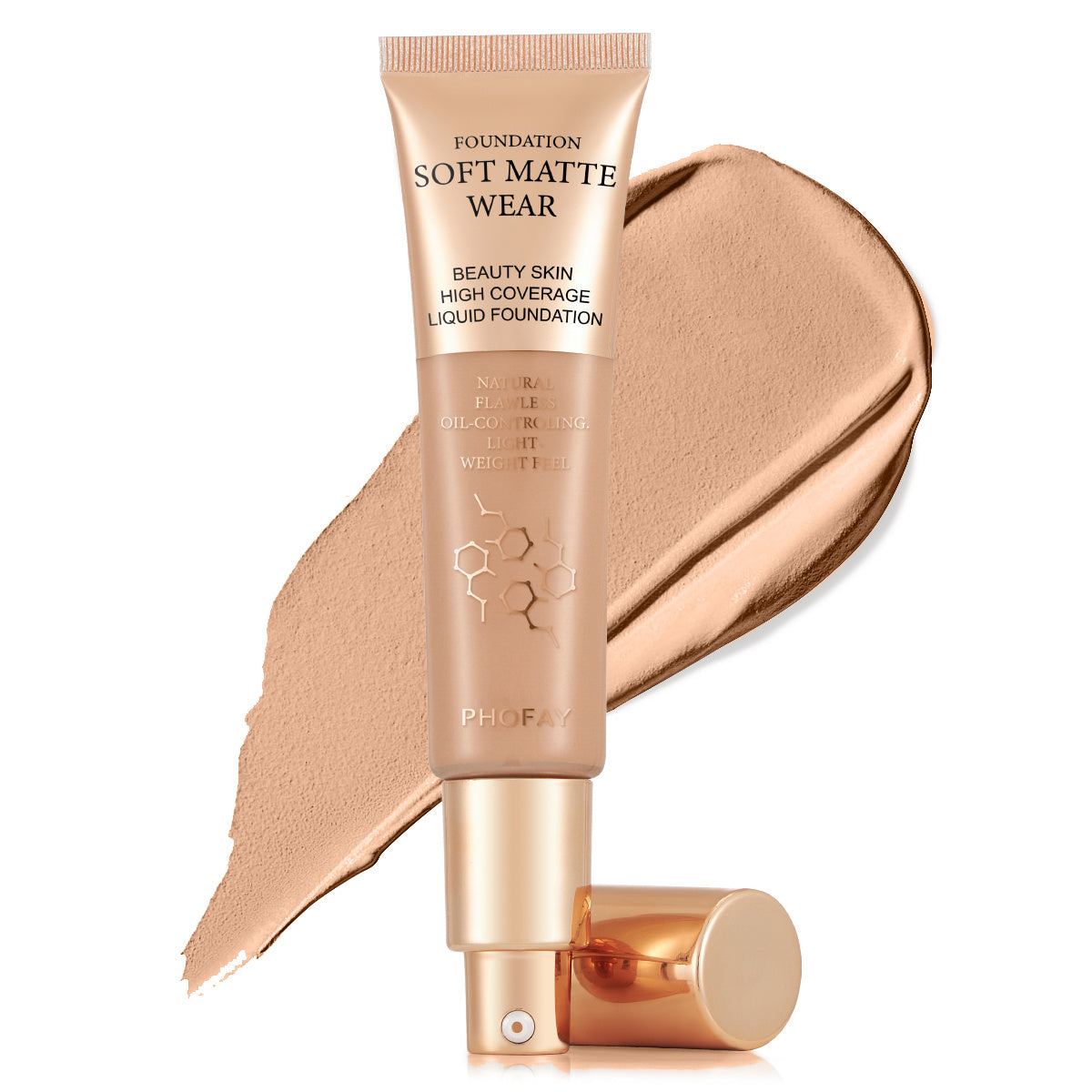 PHOFAY Full Coverage Foundation BlushBea_Mali
