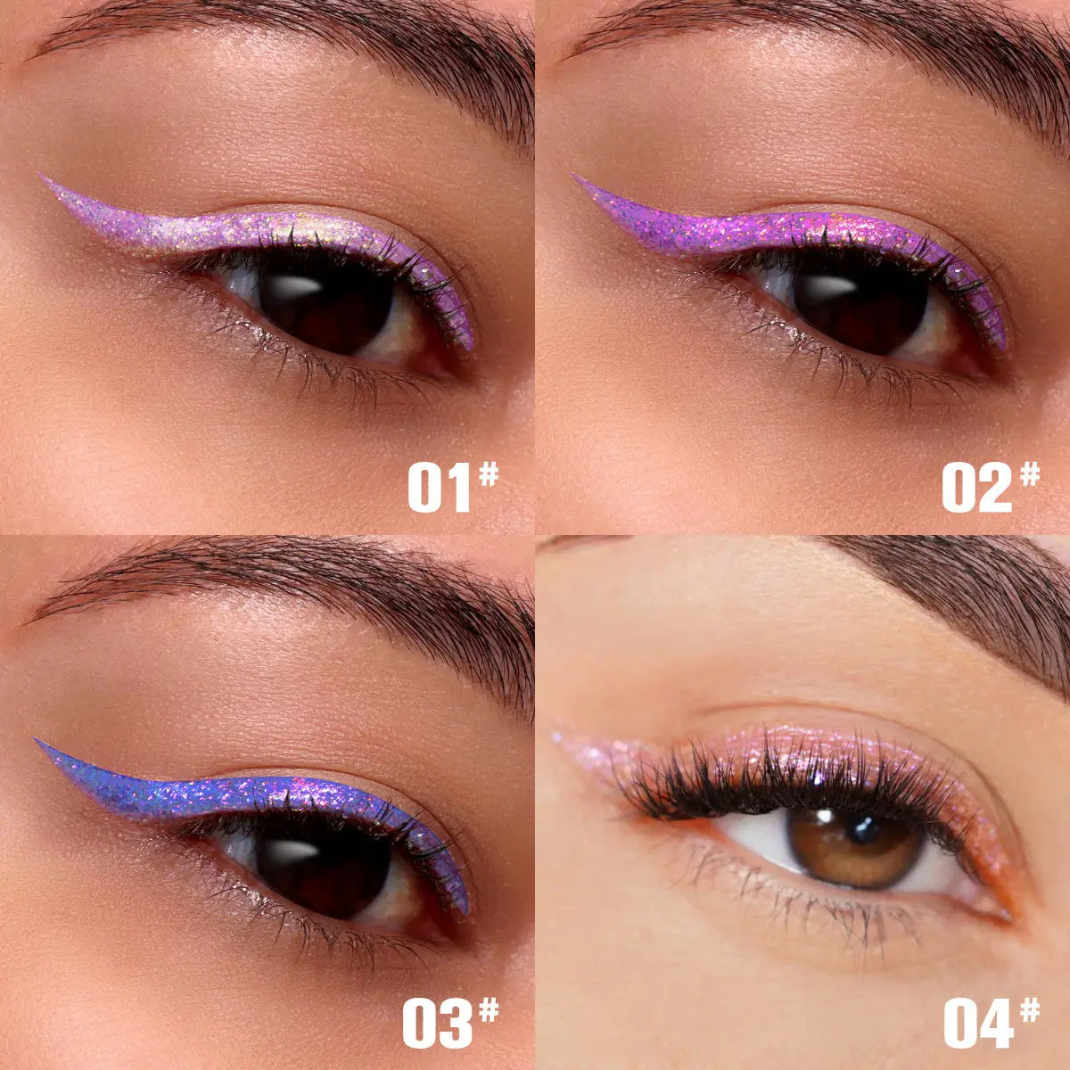 PHOFAY Liquid Glitter Eyeliner Set - BlushBea-Mali