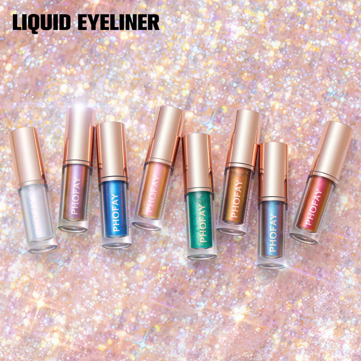 PHOFAY Liquid Glitter Eyeliner Set - BlushBea-Mali