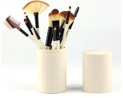12pcs Makeup Brush Set Blush Eyeshadow Eyelash Highlighter Makeup Brush BlushBea_Mali