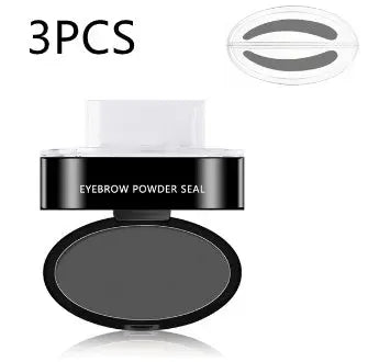 Eyebrow Powder Stamp Tint Stencil Kit Cosmetics Professional Makeup Waterproof Eye Brow Stamp Lift Eyebrow Enhancers Stencil Kit - BlushBea-Mali