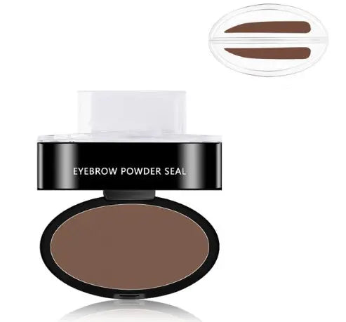 Eyebrow Powder Stamp Tint Stencil Kit Cosmetics Professional Makeup Waterproof Eye Brow Stamp Lift Eyebrow Enhancers Stencil Kit - BlushBea-Mali