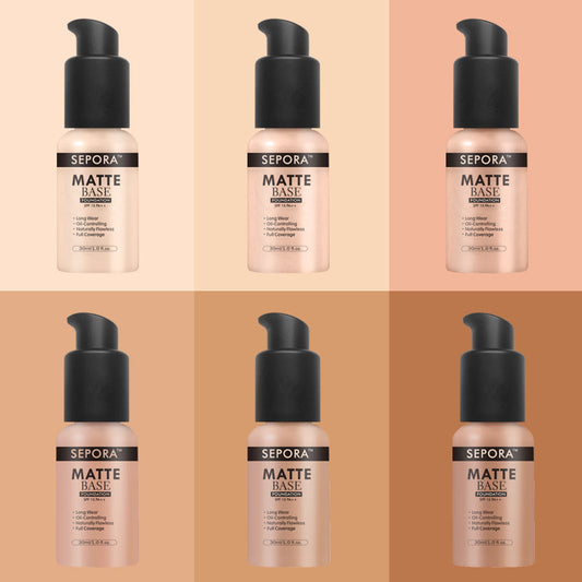 Isolate Waterproof Natural Concealer Base Makeup Matte Liquid Foundation Oil Control Foundation Cream BlushBea_Mali