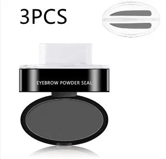 Eyebrow Powder Stamp Tint Stencil Kit Cosmetics Professional Makeup Waterproof Eye Brow Stamp Lift Eyebrow Enhancers Stencil Kit - BlushBea-Mali