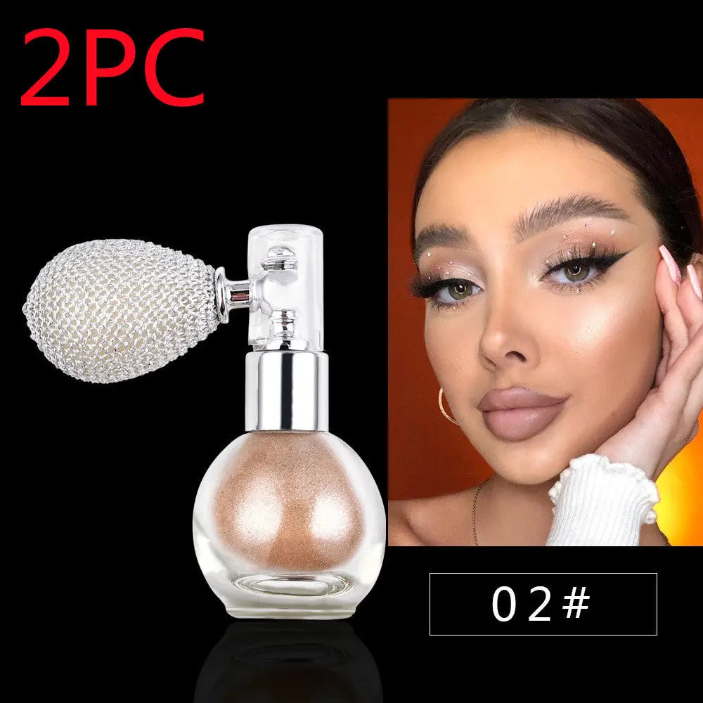 Spray Brightening Glitter Powder Body Powder Highlighter - BlushBea-Mali