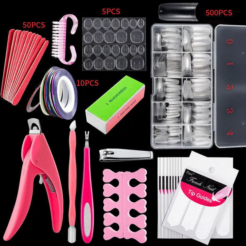 500 French nails - BlushBea-Mali