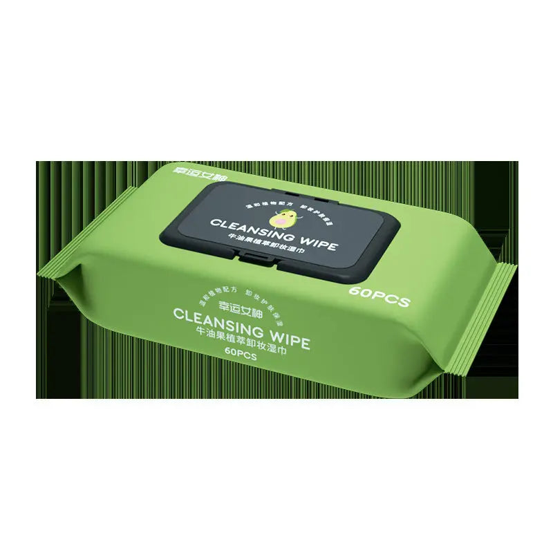 60-drawer Avocado Makeup Remover Wipe Clean Face - BlushBea-Mali