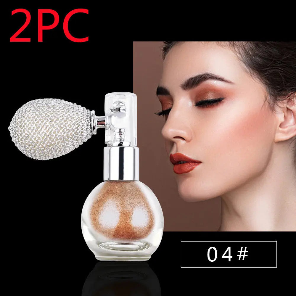 Spray Brightening Glitter Powder Body Powder Highlighter - BlushBea-Mali