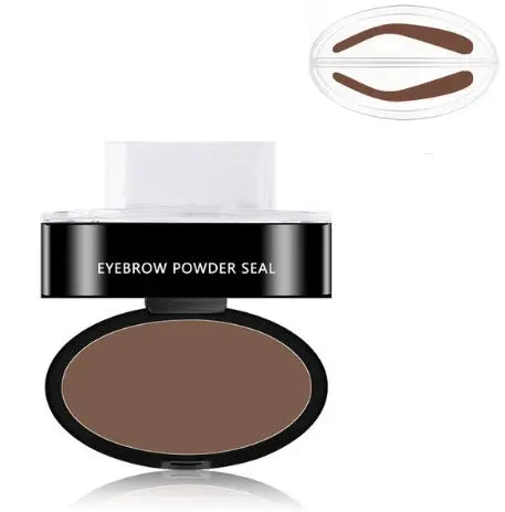 Eyebrow Powder Stamp Tint Stencil Kit Cosmetics Professional Makeup Waterproof Eye Brow Stamp Lift Eyebrow Enhancers Stencil Kit - BlushBea-Mali