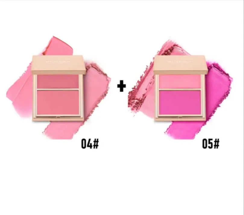 PHOFAY Double-Take Cream & Powder Blush Duo - BlushBea-Mali
