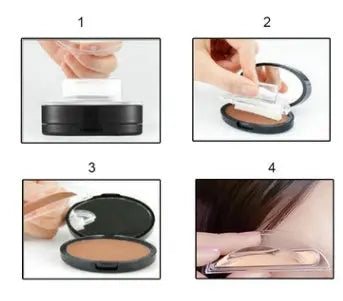 Eyebrow Powder Stamp Tint Stencil Kit Cosmetics Professional Makeup Waterproof Eye Brow Stamp Lift Eyebrow Enhancers Stencil Kit - BlushBea-Mali