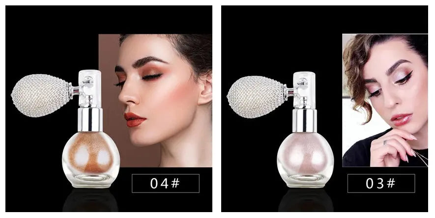 Spray Brightening Glitter Powder Body Powder Highlighter - BlushBea-Mali