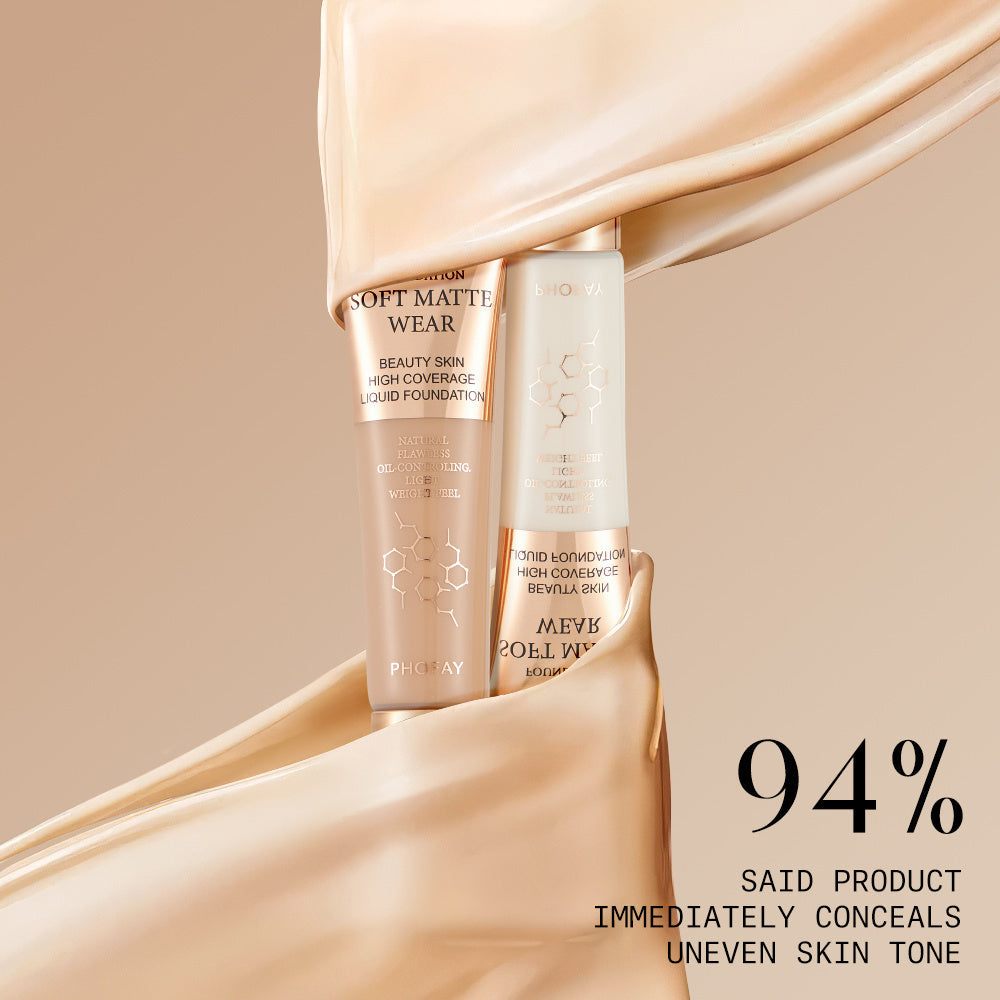 PHOFAY Full Coverage Foundation BlushBea_Mali