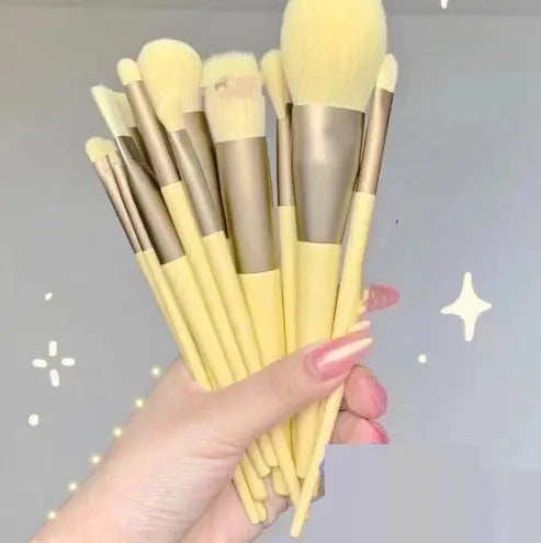 13Pcs Makeup Brush Set Make Up Concealer Brush Blush Powder Brush Eye Shadow Highlighter Foundation Brush Cosmetic Beauty Tools BlushBea_Mali