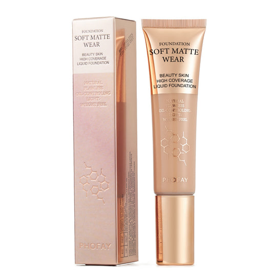 PHOFAY Full Coverage Foundation BlushBea_Mali