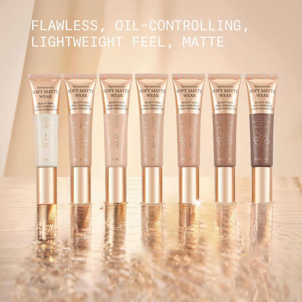PHOFAY Full Coverage Foundation BlushBea_Mali