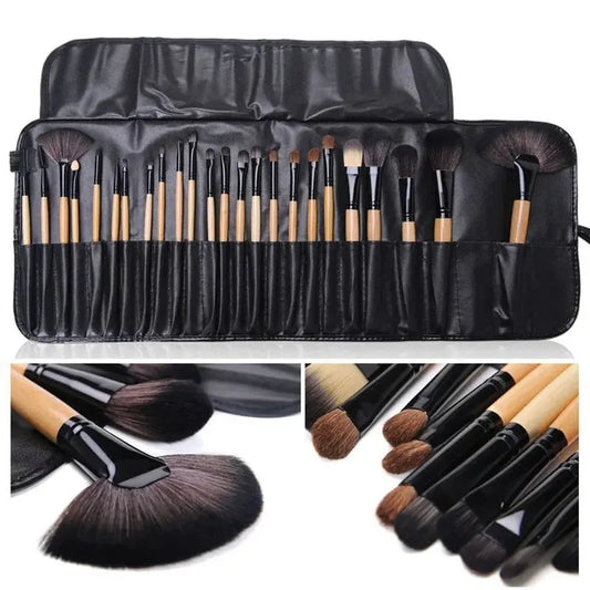 Gift Bag Of 24 Pcs Makeup Brush Sets Professional Cosmetics Brushes Eyebrow Powder Foundation Shadows Pinceaux Make Up Tools BlushBea_Mali