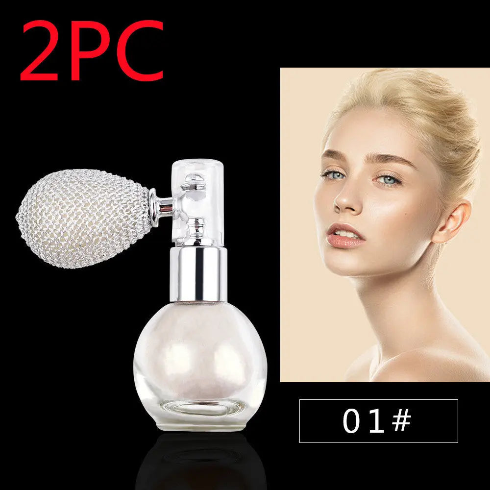 Spray Brightening Glitter Powder Body Powder Highlighter - BlushBea-Mali