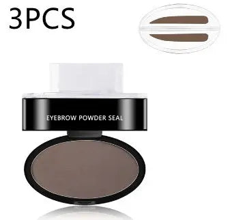 Eyebrow Powder Stamp Tint Stencil Kit Cosmetics Professional Makeup Waterproof Eye Brow Stamp Lift Eyebrow Enhancers Stencil Kit - BlushBea-Mali