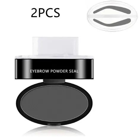 Eyebrow Powder Stamp Tint Stencil Kit Cosmetics Professional Makeup Waterproof Eye Brow Stamp Lift Eyebrow Enhancers Stencil Kit - BlushBea-Mali